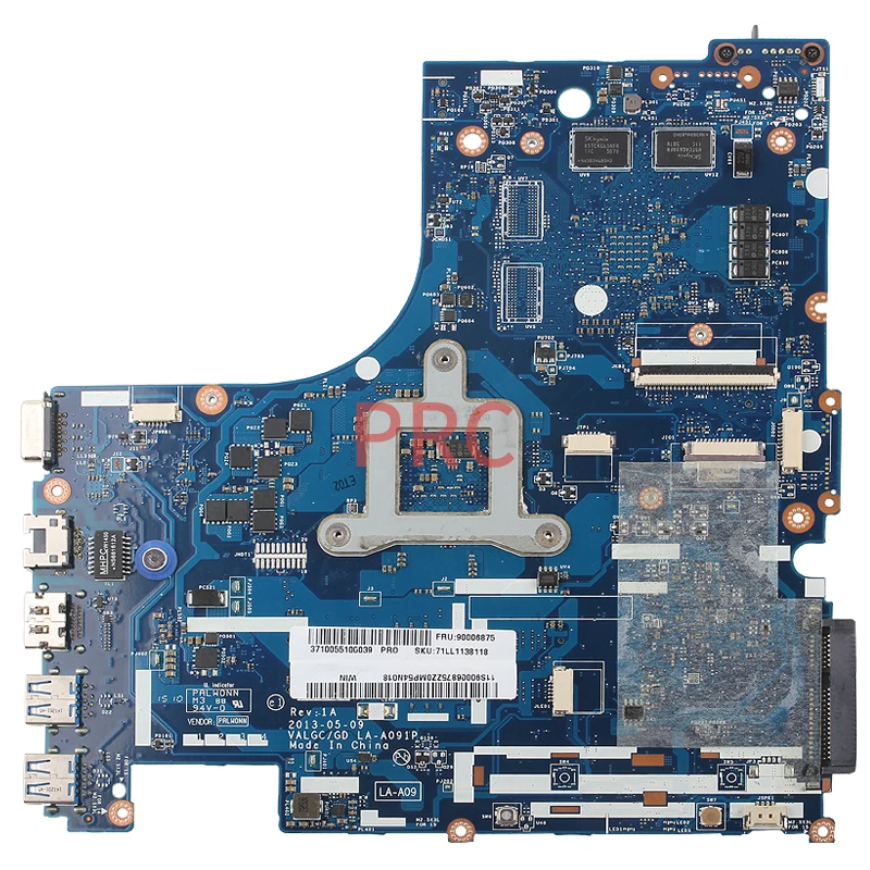 Imagem -06 - Placa-mãe Portátil para Lenovo G505s La-a091p 11s102500317z 11s90003241zz Amd Cpu 2160841000 2g Notebook Mainboard