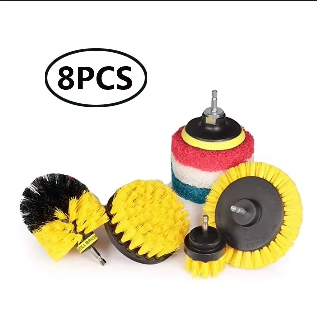 Elektrische Bohrer Pinsel Reifen Pinsel Set Badezimmer Kunststoff Runde Reinigung Pinsel Multifunktionale Haushalts Reinigung Werkzeug Zubehör