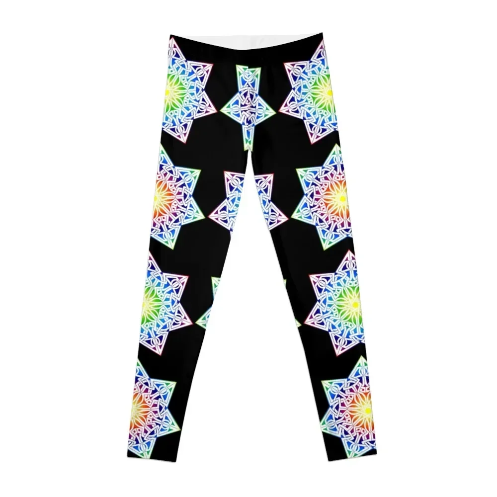 

Knotwork Pattern Leggings Women's sportswear gym top Womens Leggings