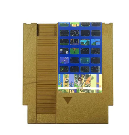 Collection of gold plated Edition FOREVER GAMES OF NES 405 in 1 Game Cartridge for NES Console