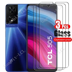 1-3PCS Tempered Glass For TCL 505 6.75