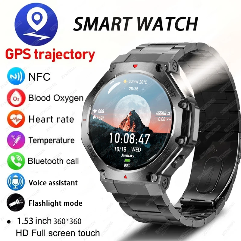 2025 New LED Smart Watch Men's HD AMOLED Bluetooth Call Waterproof Smartwatch Heart Rate Monitoring Women's Health Smart Watches