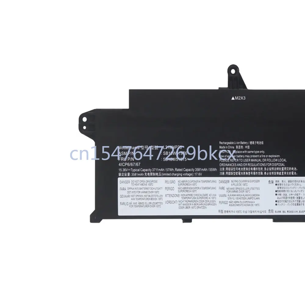 High Quality L21L4P73 Laptop Battery For ThinkPad T14S Gen 3 / 4 21BR 21BS 21F8 21F9 Series 4ICP5/68/70 L21M4P75 L