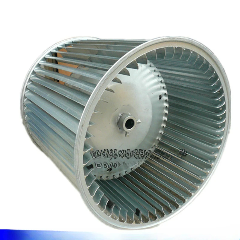 

15 inch double-head wheel multi-wing centrifugal fan impeller cabinet wind roller pig cage fan blade 395*385*25