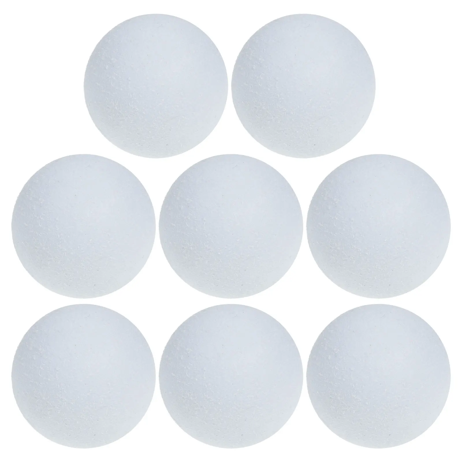 

8Pcs Table Soccer Foosball Balls 36Mm Compact Soft Quiet Plastic Replacement for Mini Table Football Games Family Fun Social