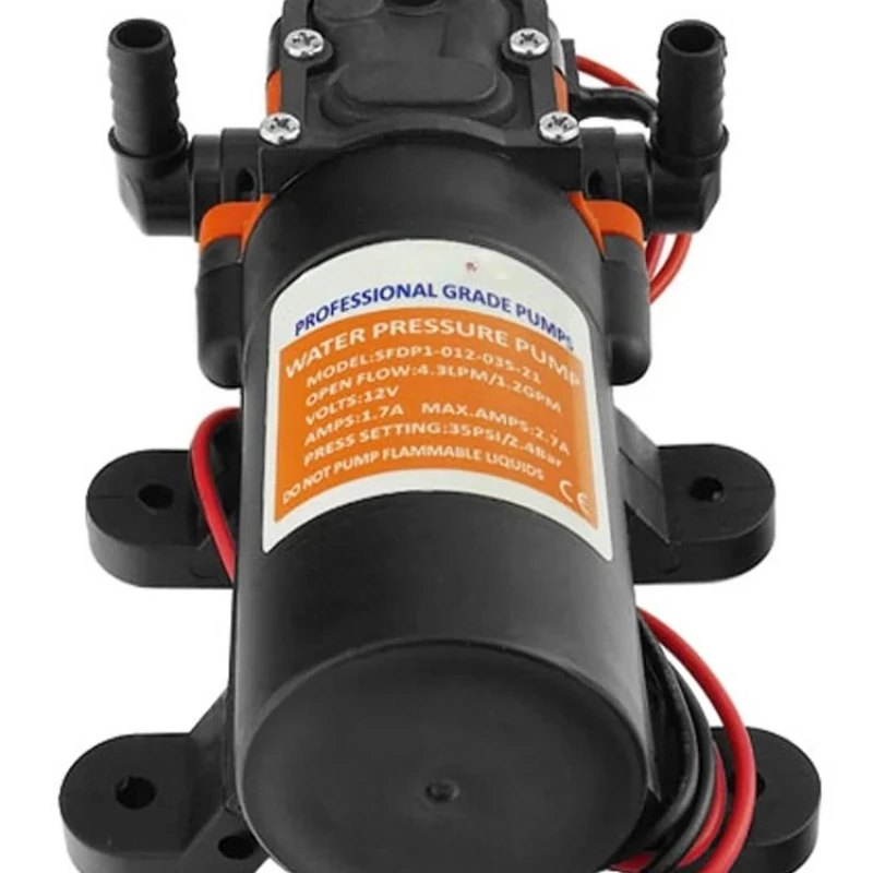 35PSI 12V pompa acqua marina pompa autoadescante a membrana accessori per barche docce servizi igienici motore di trasferimento dell\'acqua per