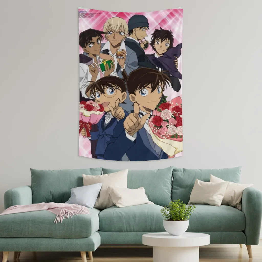 Anime Detective Conan Tapestry   Room Ornaments Decoration Bedroom Wall Décor