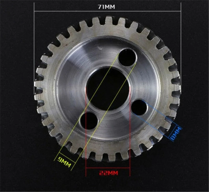 Bridgeport Milling Machine J Head Gear Tilt CNC The Mill Turbine+Worm