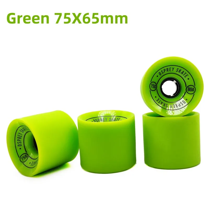 80A 75mm*65mm Street Brushing Skate Board Wheel Skateboard Rodas for Flat Single Double Long Road Skating Board