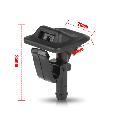 Imagen 2 del producto 55156728 Boquilla de chorro limpiaparabrisas AB para Jeep Wrangler TJ JK 2002 2003 2004 2005 2006 2007 2008 2009 2010 2011 2012