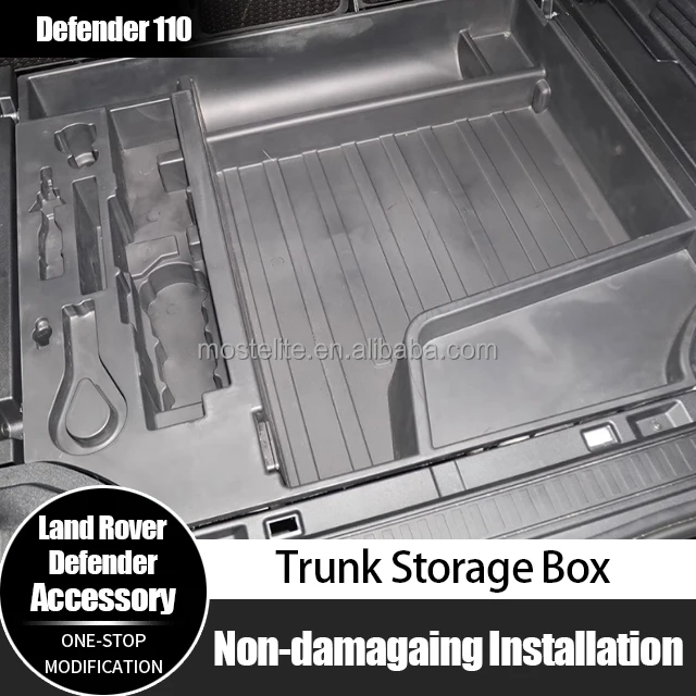 Wholesale High Quality ABS Car Storage Box Rear Trunk Storage Box for Land Rover Defender 110