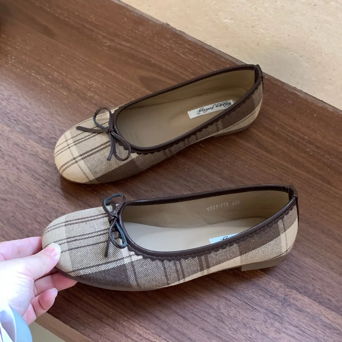Bailamos Spring Women's Ballet Flats Round Toe Bow Shoes Foldable Flat Roll Slippers Classic Versatile Ladies Ballet Shoe image 5