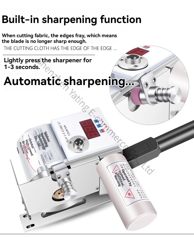 lectric cloth Cutter Electric Scissors Fabric Cutting Machine Automatic Cutting Machine Delayed Counting Cutting Machine E