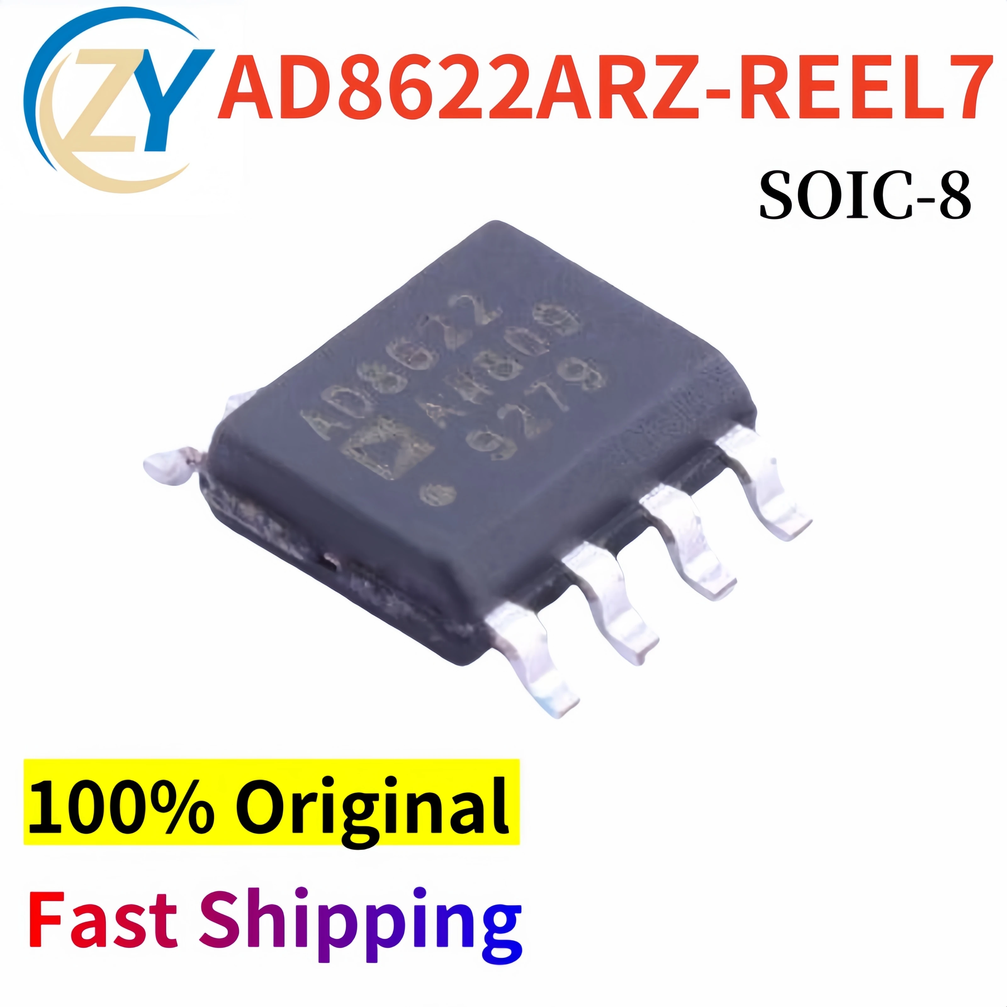 100% Original AD8622 AD8622ARZ-REEL7 Amplifiers AD8622ARZ 560kHz SOIC-8 New & In Stock