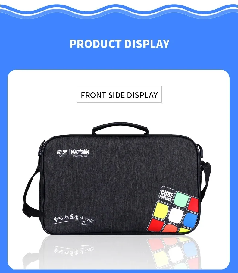 Qiyi Moyu Umhängetasche Professionelle Tasche Für 2x2 3x3x3 4x4 5x5 6x6 7x7 8x8 9x9 10x10 Magic Cube Handtasche Schulter Tasche Lagerung Tasche – Detail 2
