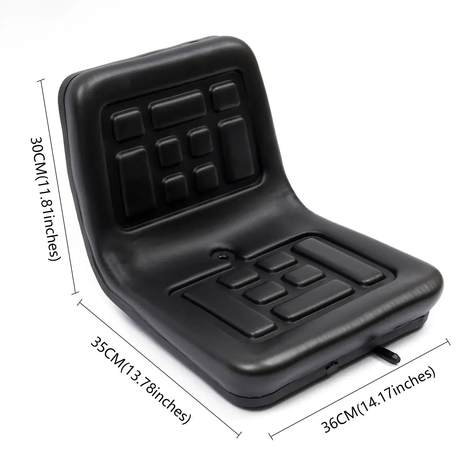 

Trailer Seat Tractor Seat Vintage Car Suspended Tilt Adjustable Universal Tractor Suspension Seat Waterproof+Sliding Rail