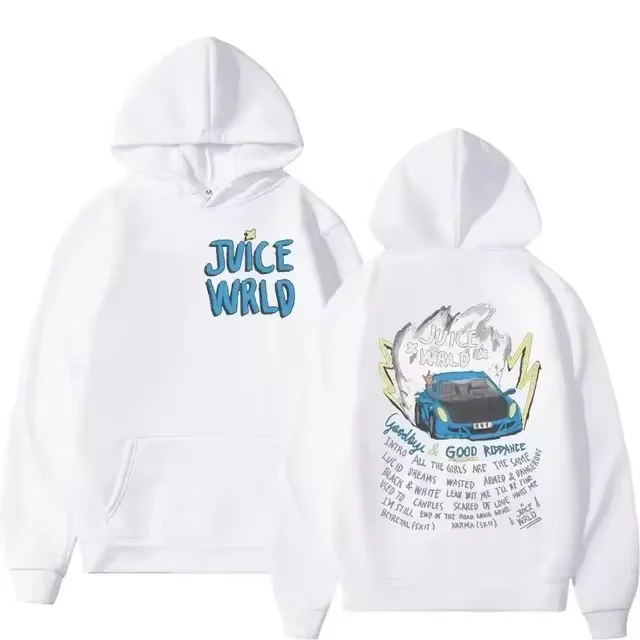 2024 Autumn/Winter New Fashion Sportswear Men's Hoodie Comfortable Hip Hop Street Clothing Hoodie s-4xJuice Wrld Printed