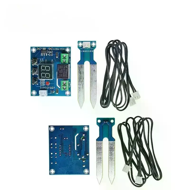 Capacitive Soil Moisture Sensor Kit With Relay Module For DIY Gardening Moisture Detection