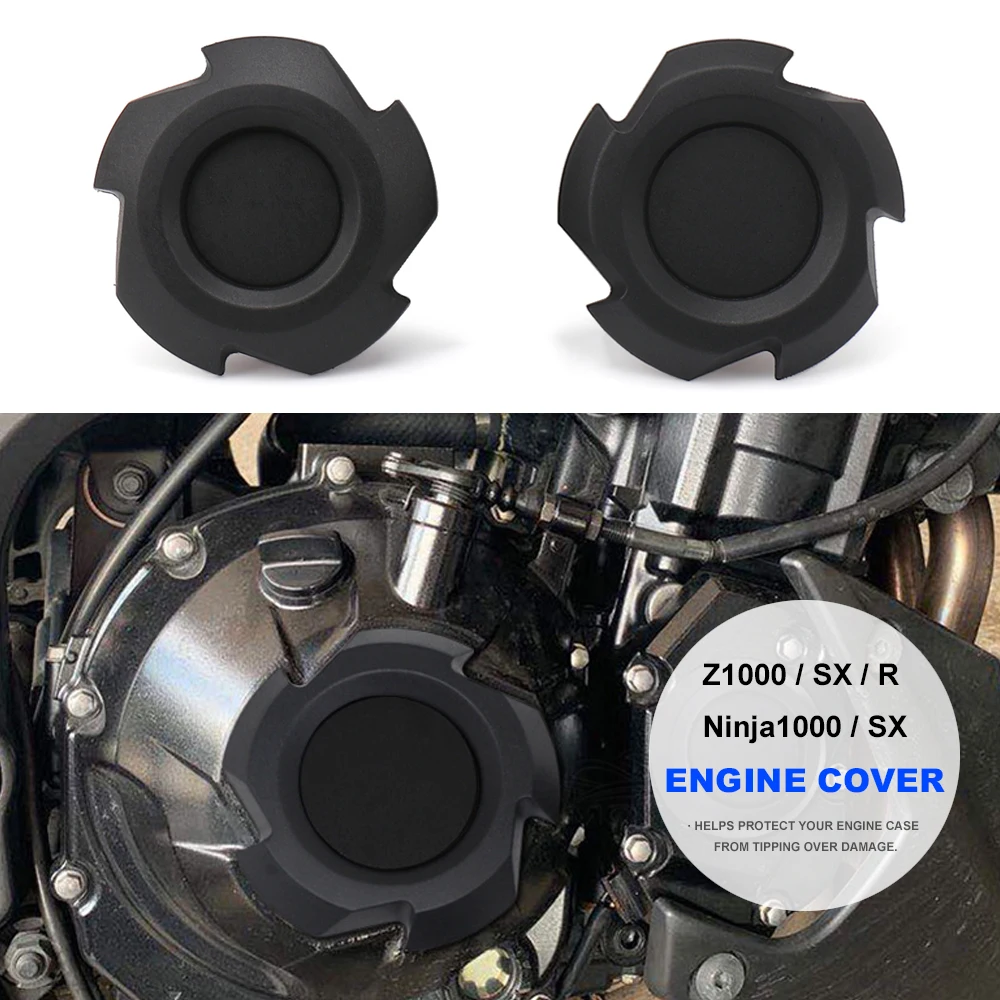 Motorcycle Generator Clutch Crankshaft Sensor Cover for Kawasaki Z1000 2010-2022 Z1000R Z1000SX Ninja 1000 Engine Slider Cover