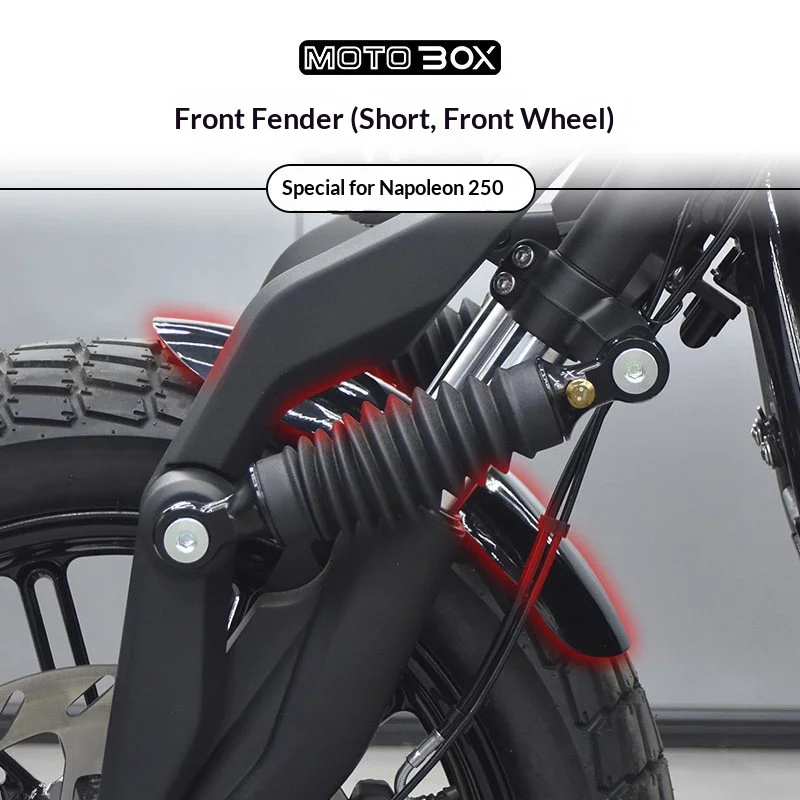 【Premium】For Napoleon 250 Modified Short Front Fender, Front Wheel Guard/Weather Shield – Durable, Direct-fit Component