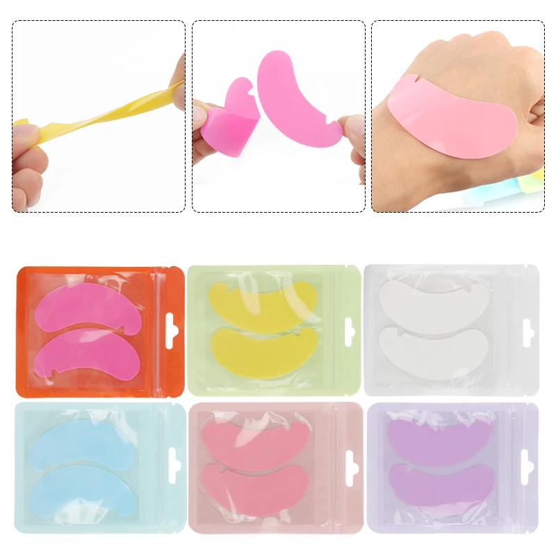 Reusable Silicone U-shaped Eye Pads Lash Lift Under Eye Gel Patch Grafting Eyelash Extension Supplies Makeup Tools