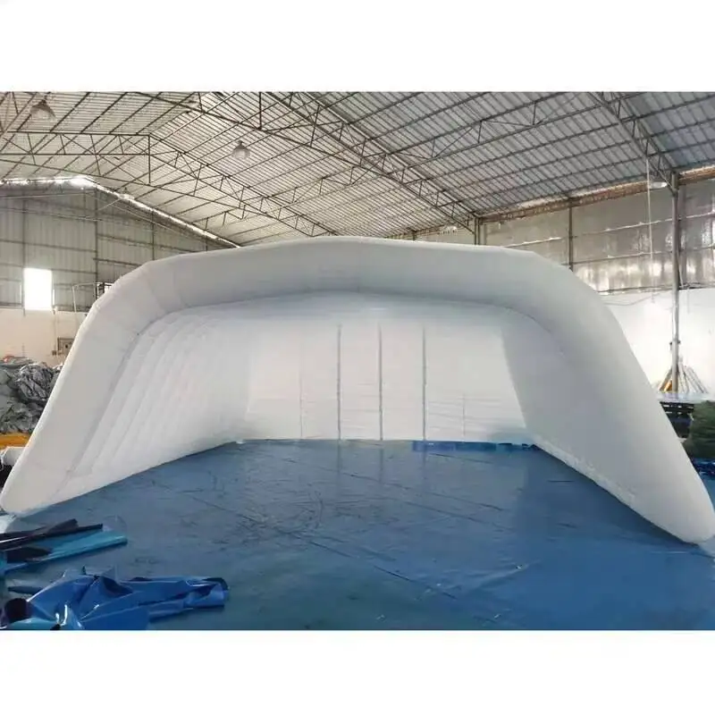 

Giant Stage Cover Marquee Iatable White Party Tent Outdoor Express Ship For Concert Or Events