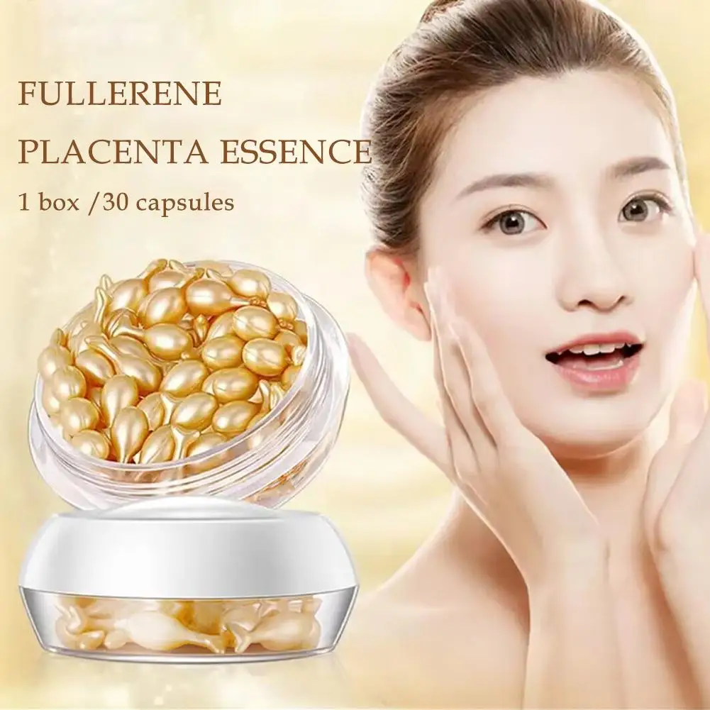 30 Capsules/box Sheep Placenta Essence Sheep Placenta Collagen Cream Intensive Moisturizing Liquid Placenta For Skin B6b1