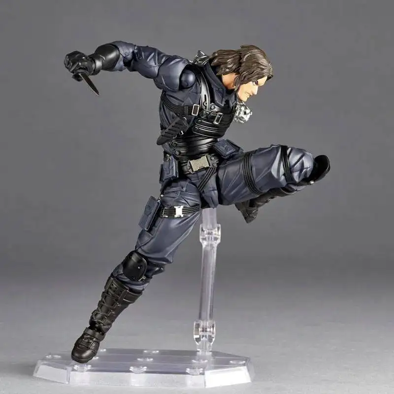 【En stock】 14cm Comics Winter Warrior Perfect Black Nr029 figuras de acción de Pvc juguetes modelo de colección de regalos para niños