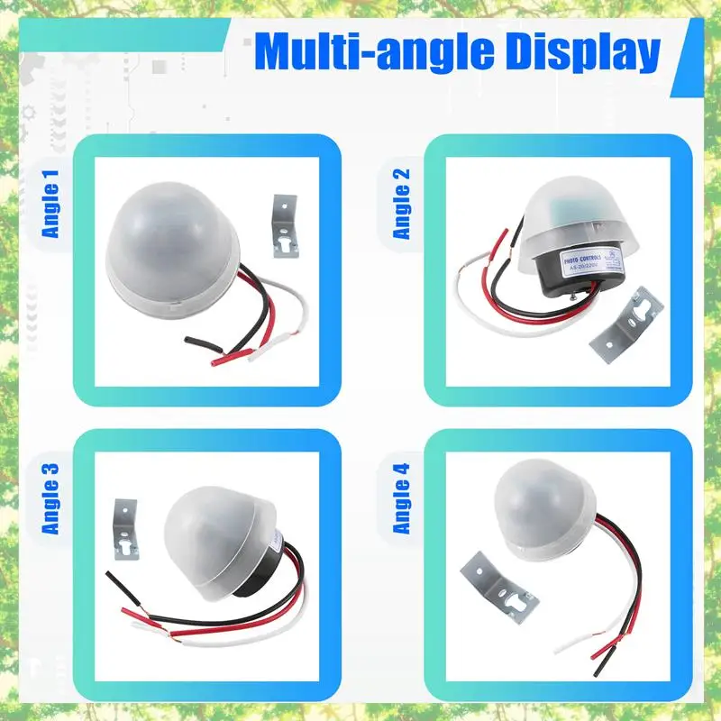 الذكية التلقائي السيارات على قبالة الكهروضوئية ضوء الشارع مفتاح لمبة C التيار المتناوب 220 فولت 50-60 هرتز 10A التحكم في الصور مفتاح مستشعر فوتوسويتش
