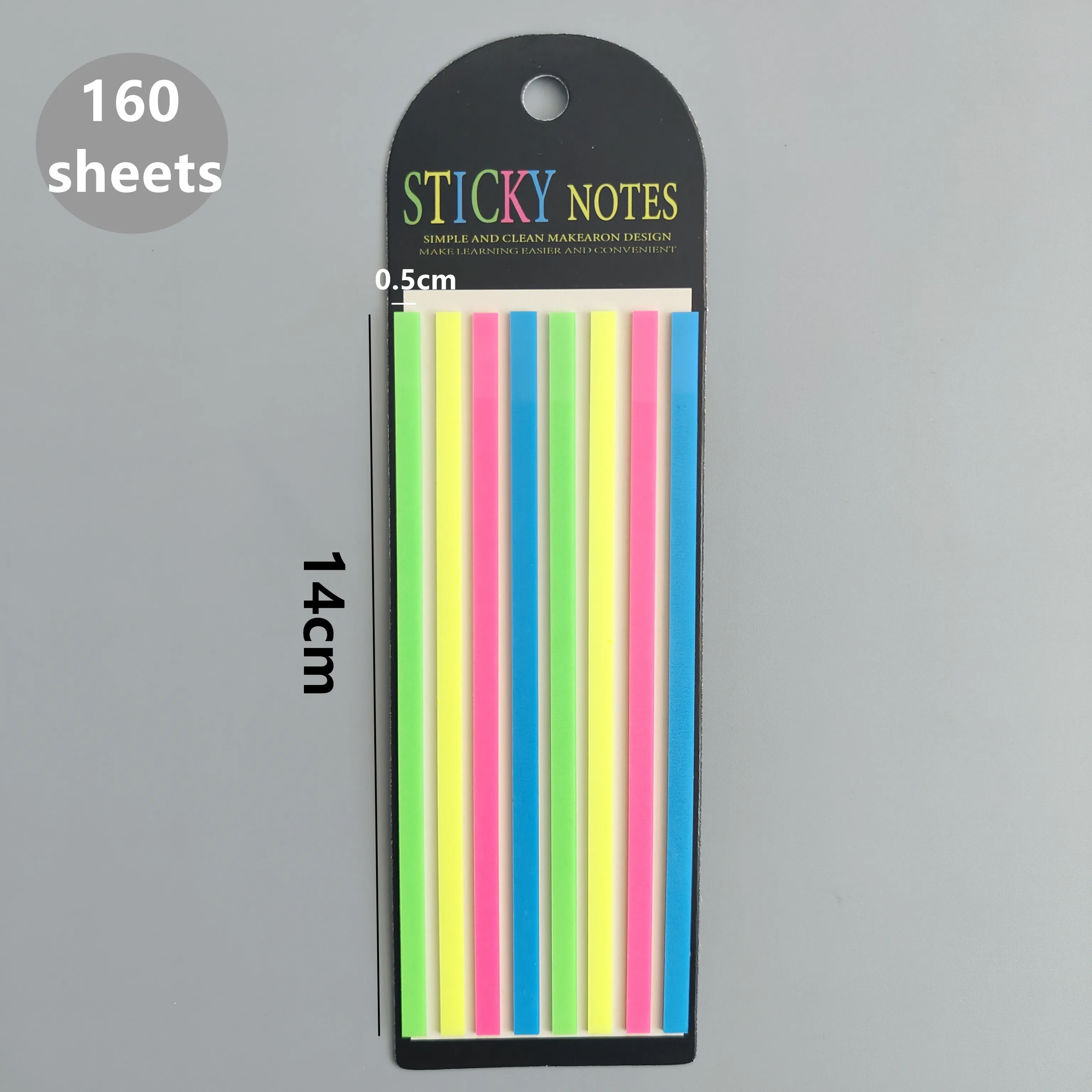 160 Blatt transparente Haft notizen selbst klebende Lese anmerkung für Bücher Notizblock Lesezeichen Notizblock Index Tabs – Detail 19