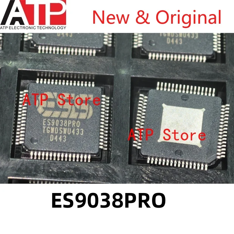 

1PCS ES9038PRO ES9038 QFP64 Decoding chip Original inventory of integrated chip IC