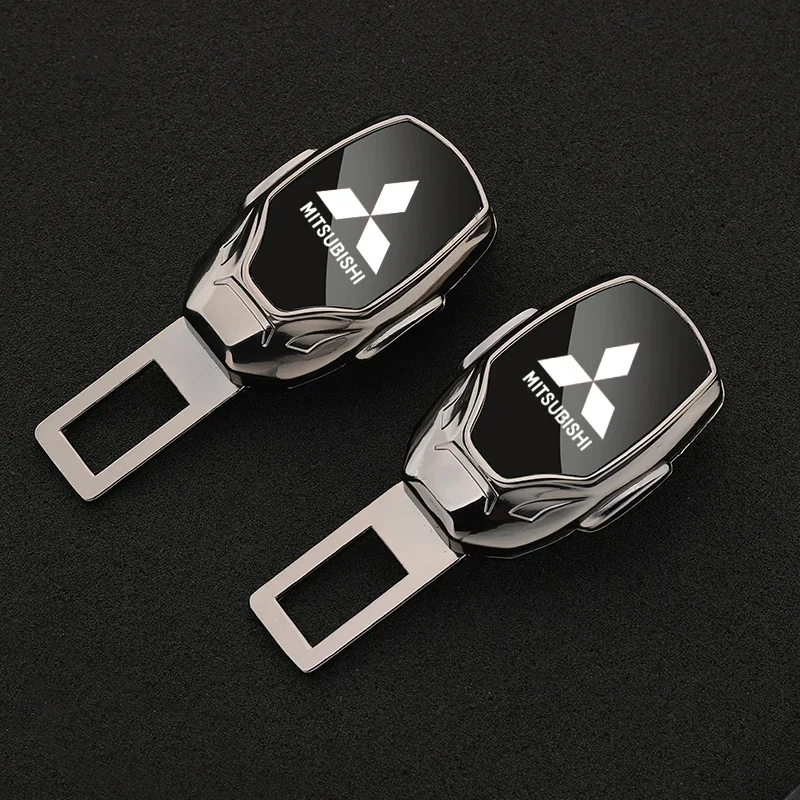 Car seat belt locker carabiner extender insurance belt insert buckle for Mitsubishi Lancer EX 10 with logo accessories