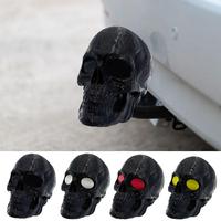 Skull Trailer Hitch Dust Protector Cap 3D Printed Trailer Hitch Ball Cover Secure Hook Prevent Receiver Tube From Rusting Decor