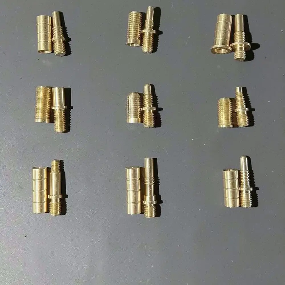 Snooker Cue Extension Joint Screw For Pool Rod Maintenance Parts High Quality Brass Connector Billiard Accessory
