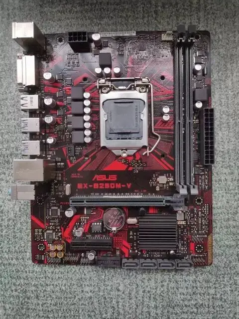 Original  Asus EX-B250M-V Desktop Intel B250 B250M DDR4 Motherboard LGA 1151 i7/i5/i3 USB3.0 SATA3 32GB Used