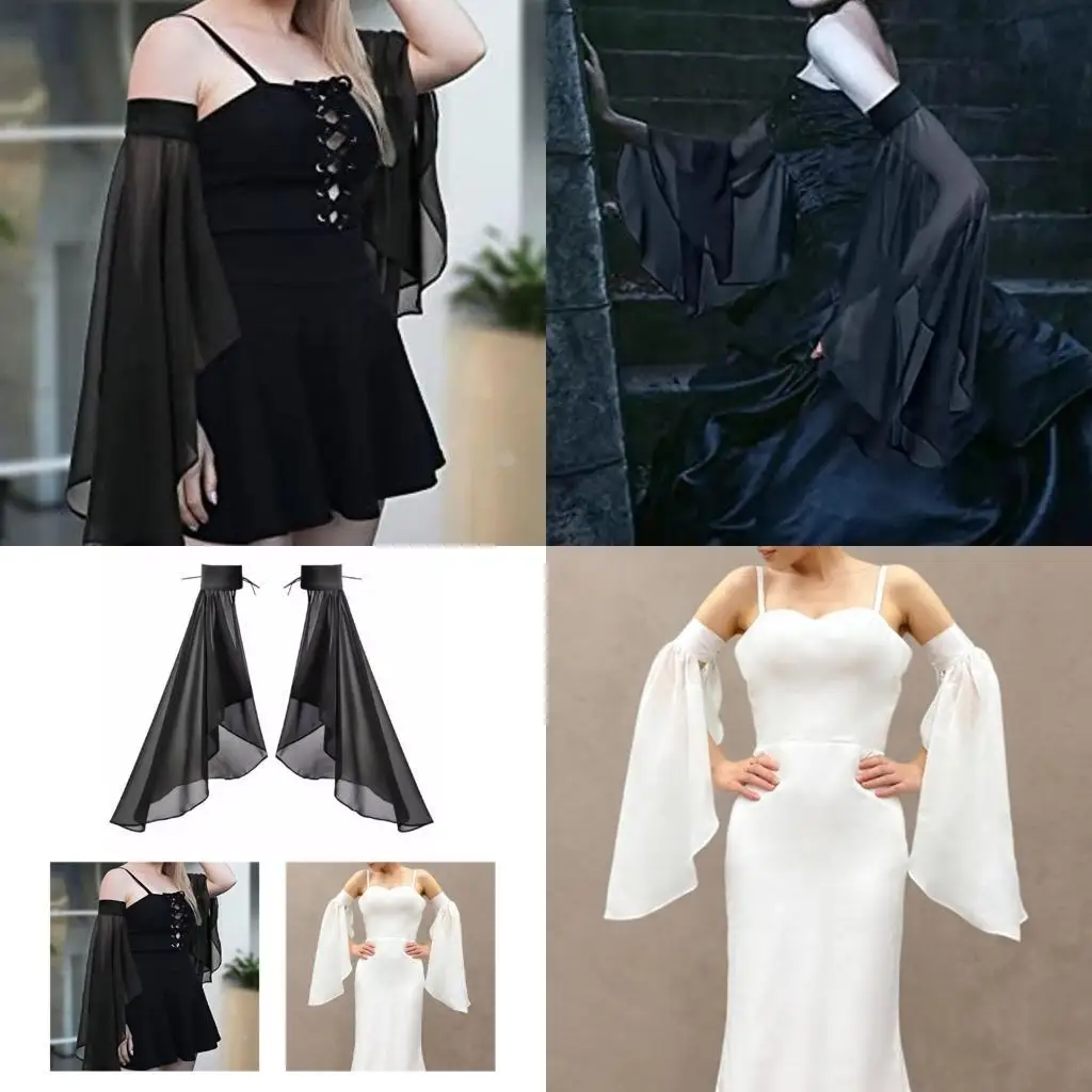 

M6CD Stylish Arm Cover for Bride Elegant Sleeve Design Formal Occasion Wear