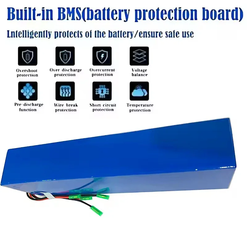18650 14S6P 52V 25Ah Lithium Battery 1000W High Power 58.8V Integrated 30A BMS for Outdoor Power Tool Backup Battery