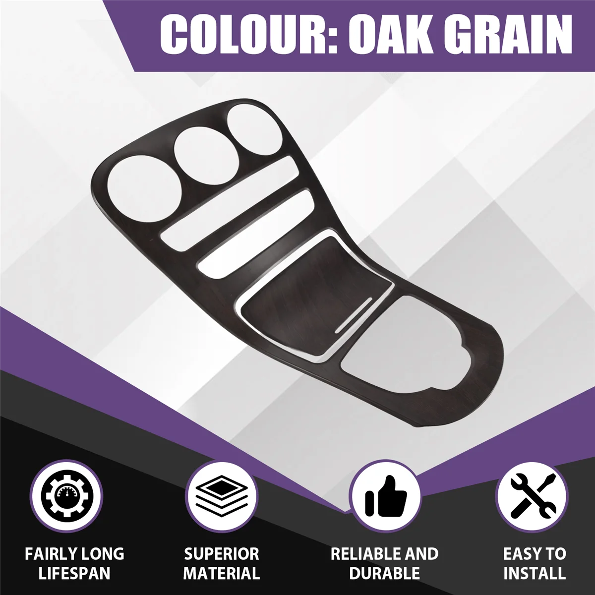 

Модернизированная крышка центральной панели управления из дубового дерева для W205 X253 2015-2018