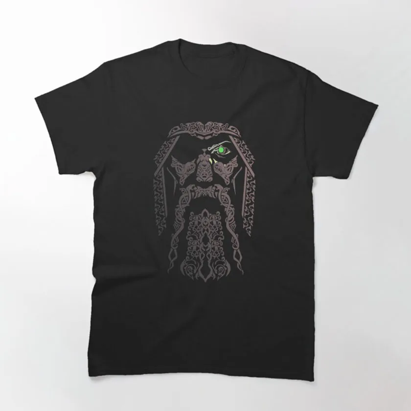 Odin Eye Of Wisdom Norse Mythology Viking Gift t shirt Valhalla middle ages nordic sssmbols printed t shirt plus size men’s tee