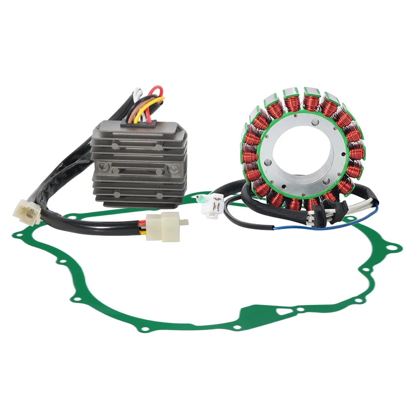 Motorcycle Regulator Rectifier+Ignition Stator Coil+Cover Gasket For Yamaha XV750 Virago XV920 Virago OEM:4X7-81410-20 Parts