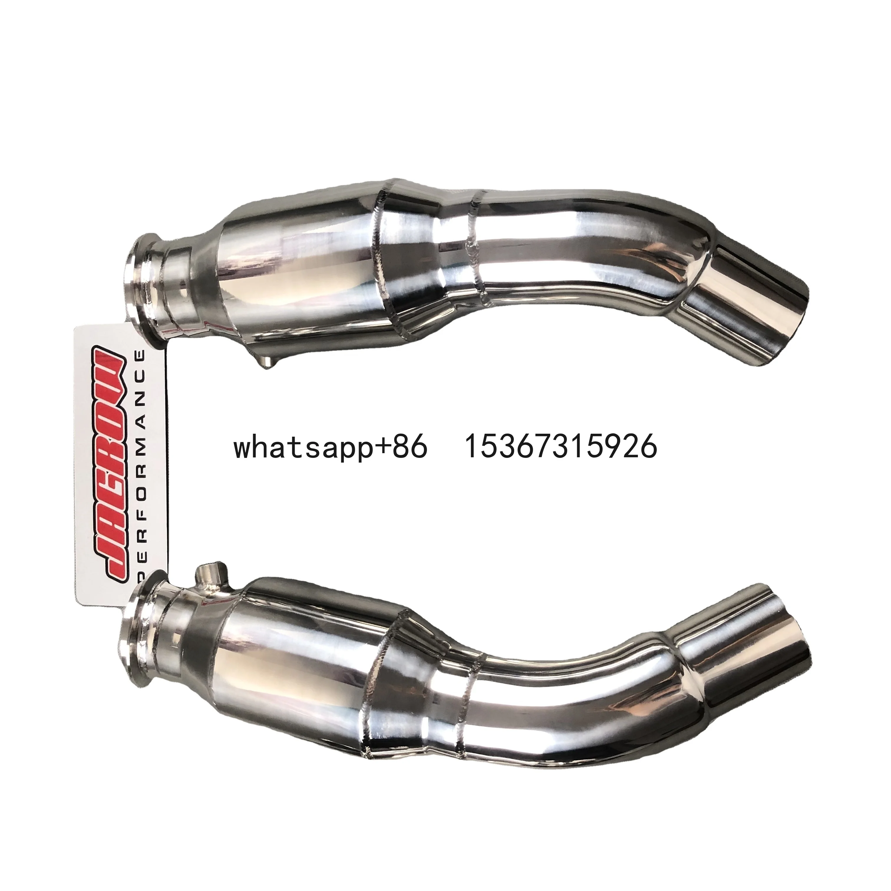 

For ALFA ROMEO GIULIA QUADRIFOGLIO 2019 custom Downpipe 304 stainless steel with cat