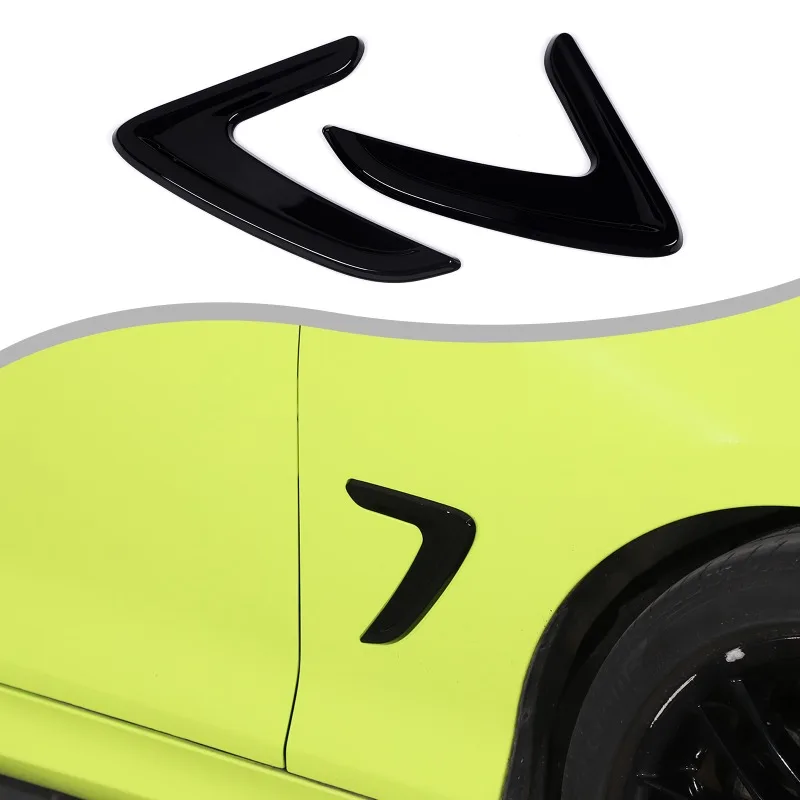 

2pcs For 2012-2018 BMW 3 Series / 2014-2017 Imported 2 Series F30 F22 F23 Convertible Fender Trim ABS Car Accessories