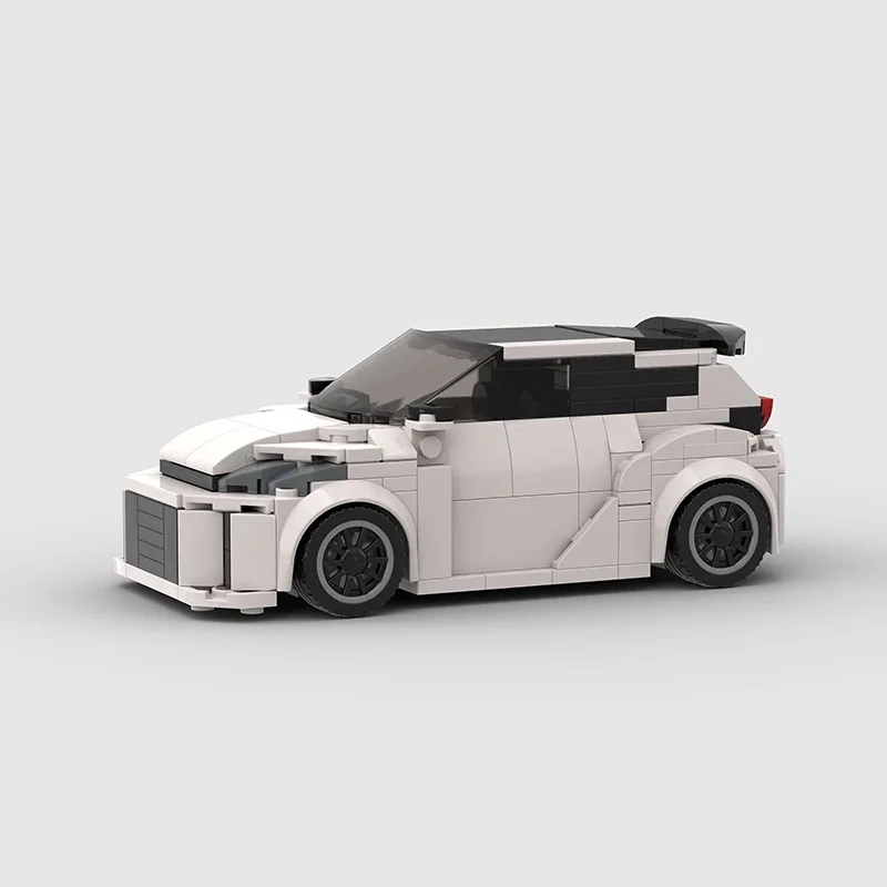 

Гоночный автомобиль MOC, совместимый с Lego, конструктор из мелких деталей, развивающая игрушка для детей, трансграничная обучающая игра
