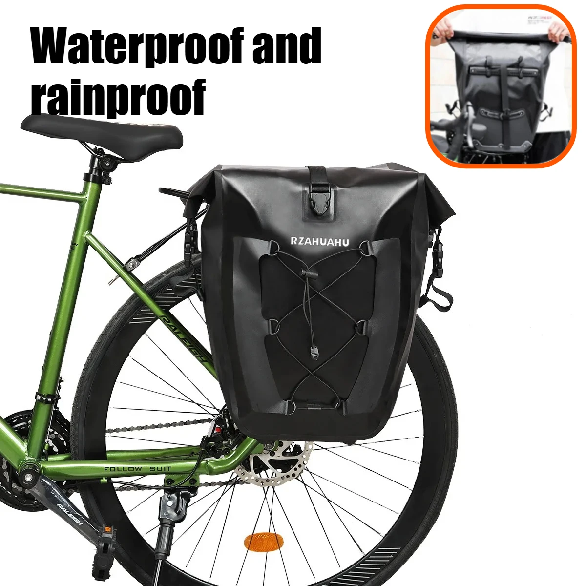 กระเป๋าจักรยานกันน้ำ 25 ลิตร ก - Panniers Waterproof Rear บทวิจารณ์และราคา