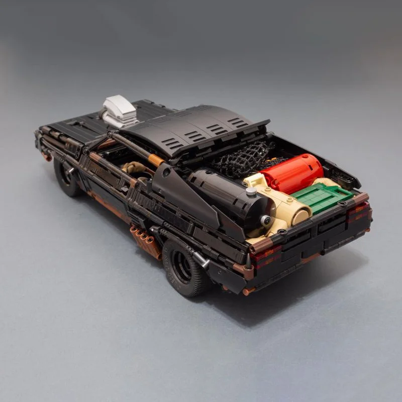 1510 قطعة MOC الأسود اعتراضية الخبراء الفني نموذج اللبنات لعبة العمارة هدية الكريسماس تجميع DIY بها بنفسك عيد ميلاد الاطفال #4