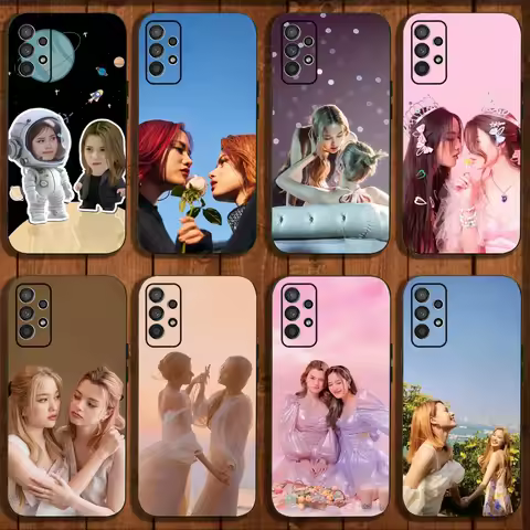 Pink Theory Freen Becky Phone Case For Samsung Galaxy A13,A21s,A22,A31,A32,A52,A53,A71,A80,A91 Soft Black Cover
