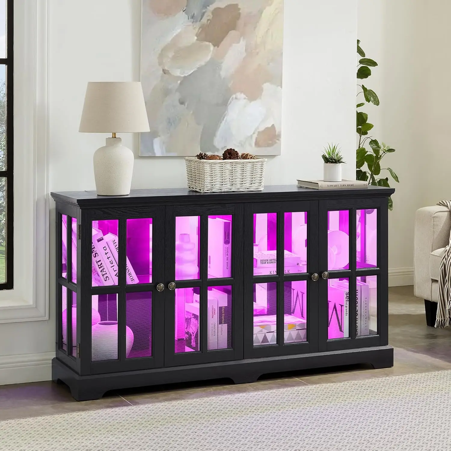 59" Glass Curio Dis…