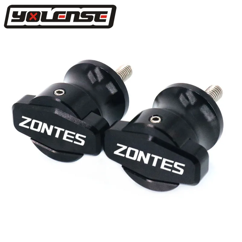 For Zontes Shengshi ZT310X 310T 310V ZT310R G1 125 ZT125 ZT125U Motorcycle Frame Stands M8 Screws sliders Swingarm Spools Slider