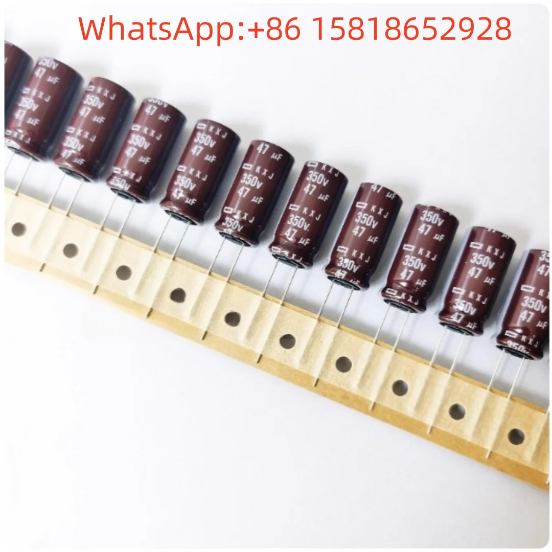 10pcs 350V 47UF 12.5X25 Black Diamond KXJ High-Frequency Long Life 47UF 350V Original Electrolytic Capacitors