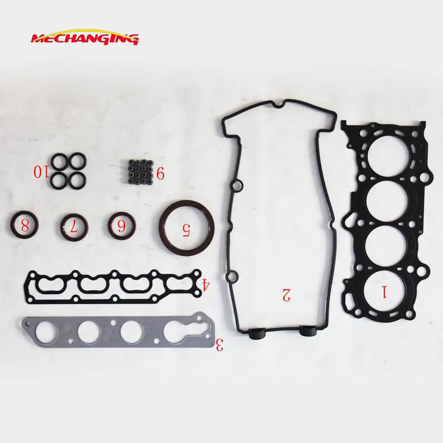 

For SUZUKI WAGOU R+ mariana SWIFT dipper 16V DOHC K14B METAL Engine Rebuild Kits Engine Gasket 11402-75850
